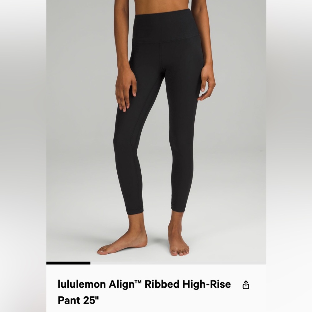Lululemon ribbed align leggings